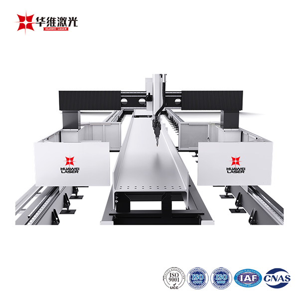 3D CNC H-stråle laserskjæremaskin 12000W for metallstålbehandling